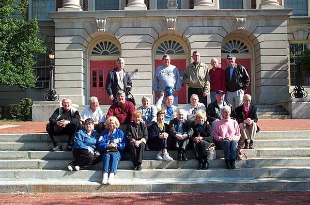 Front l. to r.: Gretchen Gravell (Broadwater), Nancy Bateson (Senior), Cynthia Jobling, Ellen Levy (Koenig), Don Gregg, Ceci Shames (Ufberg), Lennie Dektor (Rosenberg); Middle: Jurgen Thewes, Kenny Small, John Gregory, Phylis Simione (Williams), Joe Cloud, Ron Horseman, Pete Rickards, Orville Crabtree; Standing: Fred Kagel, Ron Shelly, Richard McElmoyle, Don Goldstein, Bob Rickards